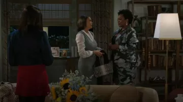 Calvin Klein Verne Flap Demi Shoulder Bag worn by Dr. Nicole Dupree Richardson (Daphnée Duplaix) as seen in Beyond the Gates (S02E03)