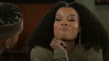 Free People Hettie Dangle Earrings worn by Eva Thomas (Ambyr Michelle) as seen in Beyond the Gates (S02E03)