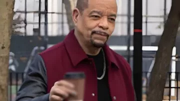Law And Order SVU S27 Odafin “Fin” Tutuola Leather Jacket worn by Odafin 'Fin' Tutuola (Ice-T) in Law & Order: Special Victims Unit