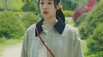 Ahn Eun-Jin Dynamite Kiss S01 Green Jacket worn by Ko Da-rim (Ahn Eun-jin) in Dynamite Kiss