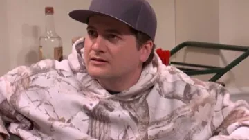 Saturday Night Live Camo Hooded Sweater worn by Self - Various Characters (Mikey Day) as seen in Saturday Night Live (S51)