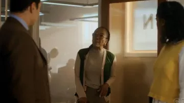 Marni Cashmere Cardigan worn by Amanda Wagner (Sonja Sohn) as seen in Will Trent (S04E01)