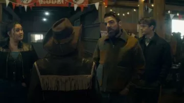 NN07 Gael Wool Jacket worn by Dr. Oliver Wolf (Zachary Quinto) as seen in Brilliant Minds (S02E12)