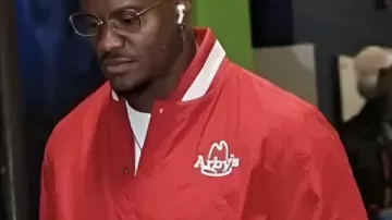 Kenneth Walker Arby’s Red Bomber Jacket