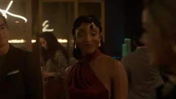 J Crew Gold Tone Teardrop Earrings worn by Faith Mitchell (Iantha Richardson) as seen in Will Trent (S04E03)