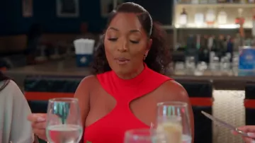 Cult Gaia Knitted Lillie Mini Dress worn by Toya Bush-Harris as seen in Married to Medicine (S12E07)
