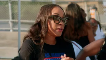 Louis Vuitton My Monogram Round Sunglasses worn by Mimi Sanders as seen in Married to Medicine (S12E07)