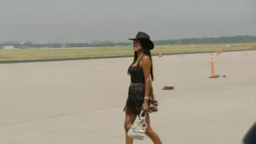 Akira Nashville Nights Embellished Shorts worn by Stacey Ruscher as seen in The Real Housewives of Potomac (S10E15)