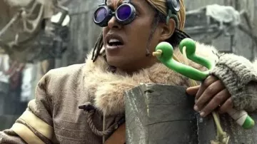 One Piece S02 Usopp Brown Shearling Coat worn by Usopp (Jacob Gibson) in ONE PIECE (S02)
