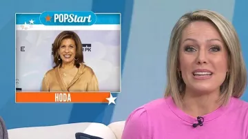 Alexis Bittar Asterales Gold CZ Arched Post Earrings worn by Dylan Dreyer as seen in Today on  January 21, 2026