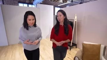 Club Monaco Emma Cashmere Sweater worn by Vicky Nguyen as seen in Today on January 21, 2026