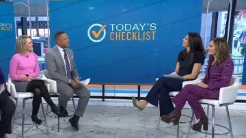 Alice + Olivia Michiko Pintuck Pants worn by Joy Bauer as seen in Today on January 21, 2026