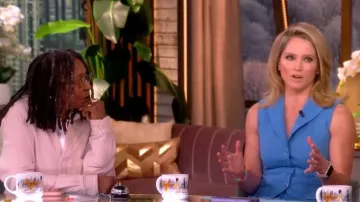 Veronica Beard Benny Tailored Vest worn by Sara Haines as seen in The View on  January 20, 2026