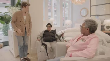 Reiss Venus Slim Fit Wool Blend Double Breasted Suit Blazer worn by Jeremiah Brent as seen in Queer Eye (S10E01)