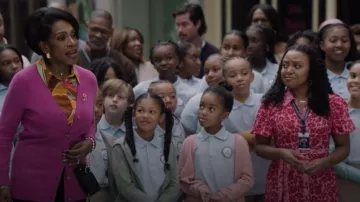 Boden Mixed Floral Print Shirtdress worn by Janine Teagues (Quinta Brunson) as seen in Abbott Elementary (S05E11)