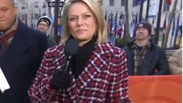 The Today Show 2026 Dylan Dreyer Check Tweed Coat (Dylan Dreyer) in Today