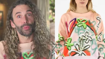 Queer Eye S10 Confesional Jersey estampado de Jonathan Van Usado por Self Grooming (Jonathan Van Ness) en Queer Eye (T09)