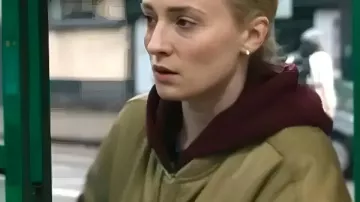 Sophie Turner Steal 2026 Jacket worn by Zara (Sophia Turner) as seen in Steal (S01)