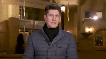 Faherty Teton Valley Jacket worn by Trevor Ault as seen in Good Morning America on  January 21, 2026