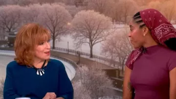 Everlane The Boatneck Top worn by Joy Behar as seen in The View on January 22, 2026
