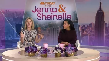 Helmut Lang Slouchy Dress worn by Sheinelle Jones as seen in Today with Jenna & Sheinelle  on January 22, 2026