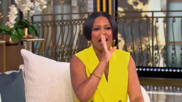 Argent Bowery Vest worn by Tamron Hall as seen in Tamron Hall Show on January 21, 2026