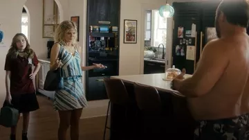 Universal Thread Women's Striped Denim Mini Skirt worn by LeeAnn Kreischer (Arden Myrin) as seen in Free Bert (S01E01)