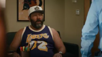 Officially Licensed Gear Los Angeles Lakers Jerseys worn by Bert Kreischer (Bert Kreischer) as seen in Free Bert (S01E02)