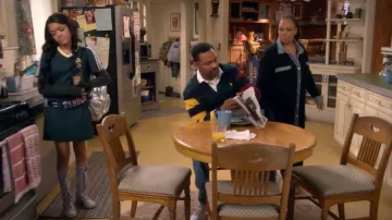 Adidas High Top Long Boots worn by Aaliyah (Khali Spraggins) as seen in The Upshaws (S07E02)