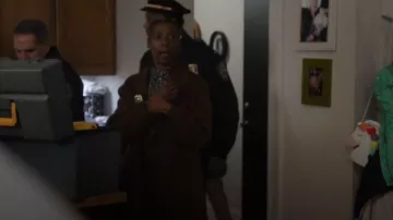 Gerard Darel Milena Wool Coat worn by Chief Tynan (Noma Dumezweni) as seen in Law & Order: Special Victims Unit (S27E11)