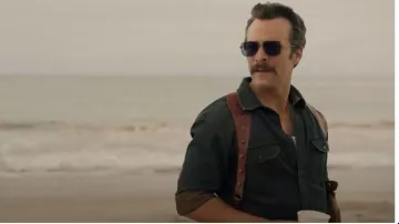 Rag & Bone 57MM Square Sunglasses worn by Special Agent Mike Franks (Kyle Schmid) as seen in NCIS: Origins (S02E02)