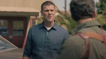 MJ Bale Peregian Shirt worn by Leroy Jethro Gibbs (Austin Stowell) as seen in NCIS: Origins (S02E03)