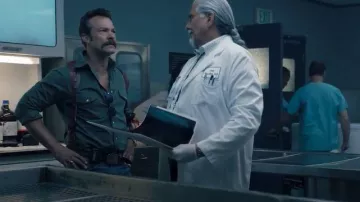 Lucky Brand Long Sleeve Twill Western Shirt worn by Special Agent Mike Franks (Kyle Schmid) as seen in NCIS: Origins (S02E03)