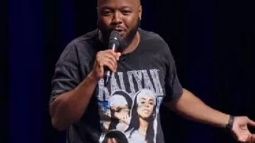 Bald Brothers: A Freestyle Comedy Show Kevin Fredericks Black Shirt of Kevin Fredericks as seen in Bald Brothers: A Freestyle Comedy Show