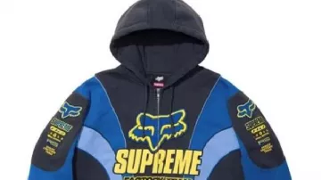 Supreme x Fox Racing Hooded Sweatshirt in Supreme Fox Racing Zip Up Hooded Sweatshirt FW25 Week 9 - Review