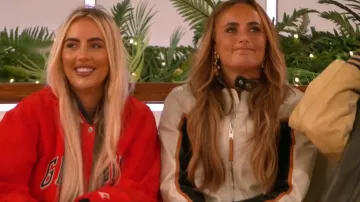 Diesel Leather Jacket worn by Millie Court as seen in Love Island: All Stars (S03E02)