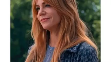High Potential S2 Morgan Gillory Denim Shirt worn by Morgan Gillory (Kaitlin Olson) in High Potential (S02)