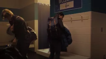 Woosair Large Casual Daypack College School Backpack worn by Adriana Russo (Madelyn Keys) as seen in Finding Her Edge (S01E04)