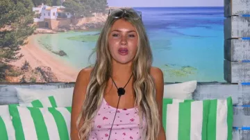 Kmart Sleeveless Rib Nightie worn by Lacey Butlin as seen in Love Island Australia (S07E05)