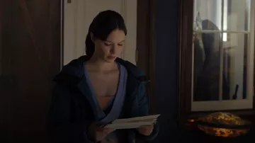 Burton Chescott Down Jacket worn by Adriana Russo (Madelyn Keys) as seen in Finding Her Edge (S01E05)