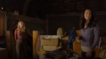 Alo Yoga Make Waves Sweatpant worn by Elise Russo (Alexandra Beaton) as seen in Finding Her Edge (S01E06)