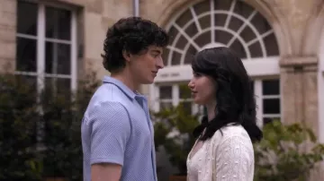 Sézane La Maille Cream Knit worn by Adriana Russo (Madelyn Keys) as seen in Finding Her Edge (S01E08)