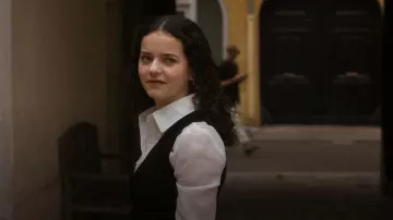 Dolls Kill I Totally Paused Sheer Long Sleeve Top worn by Maria Russo (Alice Malakhov) as seen in Finding Her Edge (S01E08)