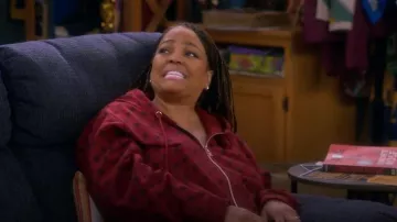 Savage x Fenty Forever Savage Hooded Onesie worn by Regina (Kim Fields) as seen in The Upshaws (S07E06)