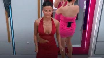 Peppermayo Main Act Dress worn by Isabel Vella as seen in Love Island Australia (S07E07)