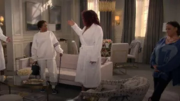 Adidas Gazelle Shoes Collegiate Navy worn by Lucretia (Wanda Sykes) as seen in The Upshaws (S07E07)