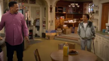 EA7 Athletic Velour Technical-fabric Tracksuit worn by Lucretia (Wanda Sykes) as seen in The Upshaws (S07E08)