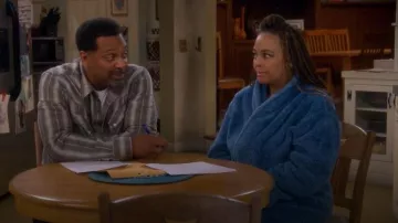 Ralph Lauren Plaid-check Cotton Shirt worn by Bennie Upshaw (Mike Epps) as seen in The Upshaws (S07E12)
