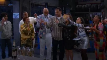 Adidas Straight-leg Trousers worn by Lucretia (Wanda Sykes) as seen in The Upshaws (S07E12)