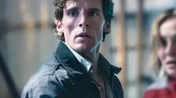 Vanished 2026 Tom Parker Black Jacket worn by Tom (Sam Claflin) in Vanished (S01)